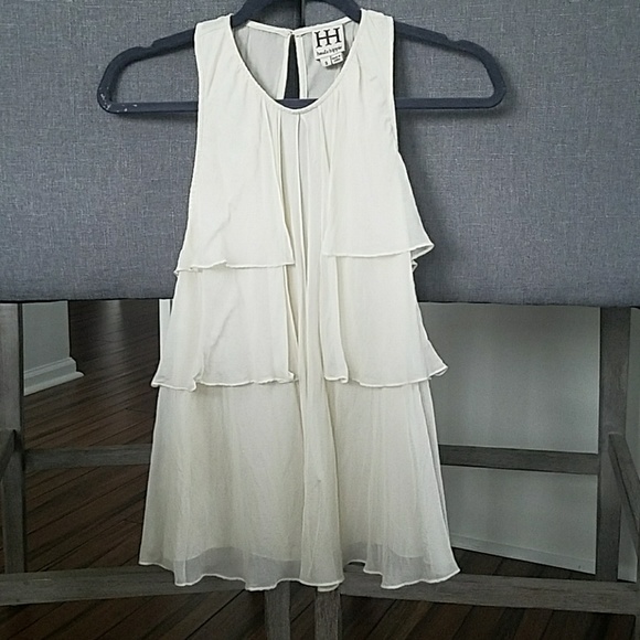 Haute Hippie Tops - Haute Hippie Tiered Silk Tank - unlimited $25
